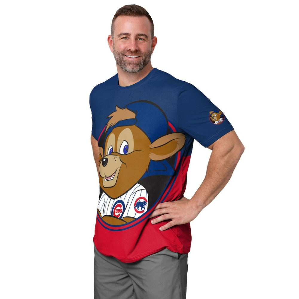MLB Chicago Cubs FOCO Big Logo Mascot T-Shirt
