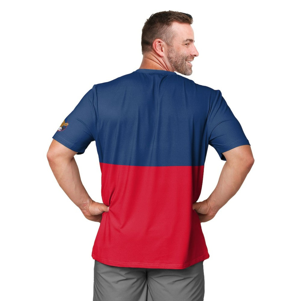 MLB Chicago Cubs FOCO Big Logo Mascot T-Shirt