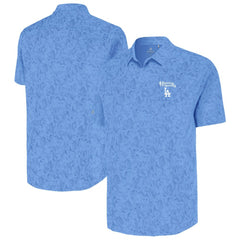 MLB Los Angeles Dodgers Antigua Cactus Spring Training Lush Button-Up Shirt