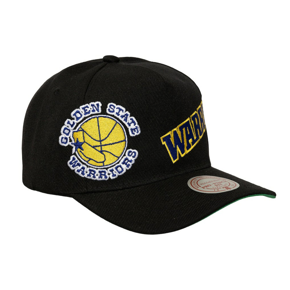 NBA Golden State Warriors Busted Logo Wordmark Wrap-Around Pro Pinch Adjustable Hat sale