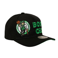 NBA Boston Celtics Busted Logo Wordmark Wrap-Around Pro Pinch Adjustable Hat