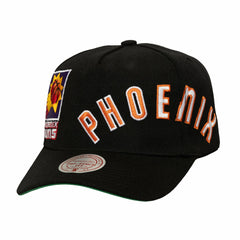 NBA Phoenix Suns Busted Logo Wordmark Wrap-Around Pro Pinch Adjustable Hat