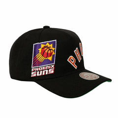 NBA Phoenix Suns Busted Logo Wordmark Wrap-Around Pro Pinch Adjustable Hat