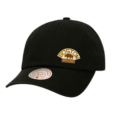 NHL Black Boston Bruins Mitchell & Ness Women's Micro Lefty Adjustable Hat