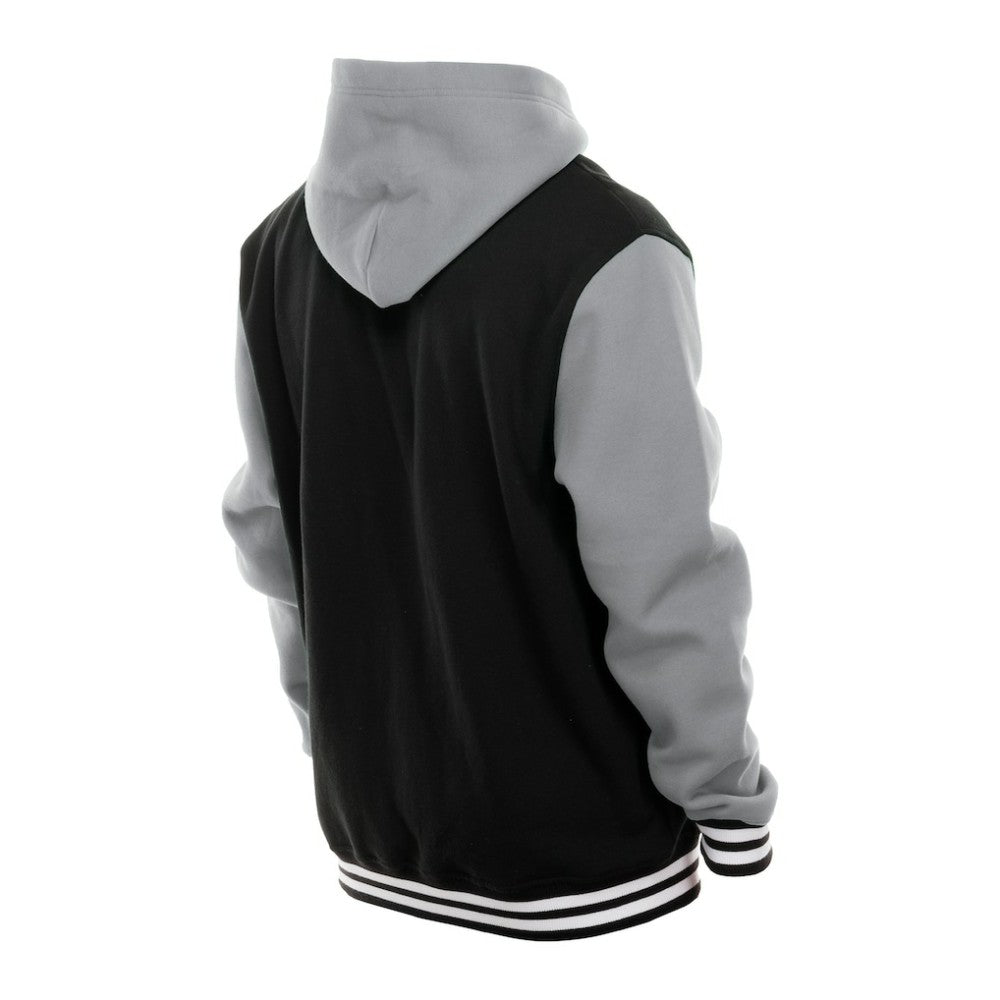 NHL Black/Grey Vegas Golden Knights New Era Full-Snap Fleece Hoodie Jacket