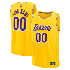 NBA Los Angeles Lakers Youth Custom Fastbreak Jersey