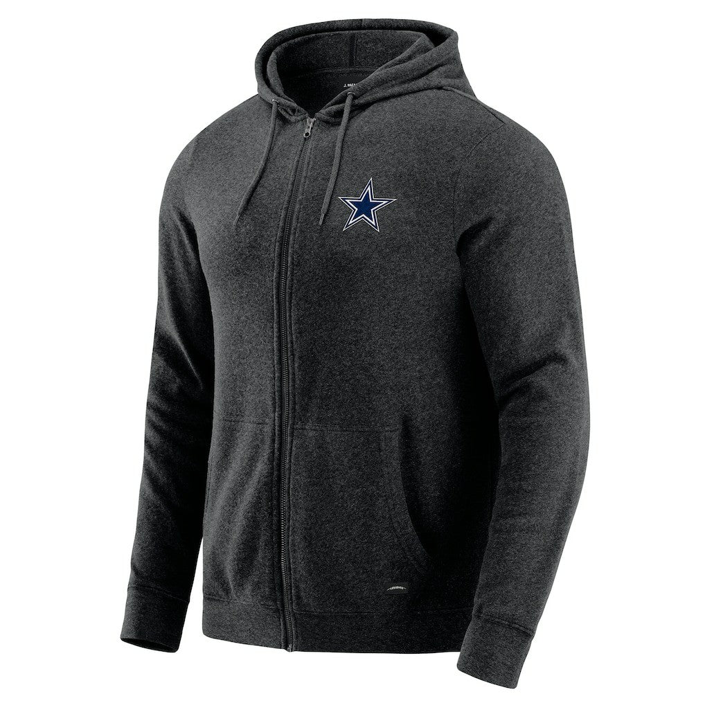 J. Palmer Players Lounge Tri-Blend Full-Zip Hoodie - Dallas Cowboys