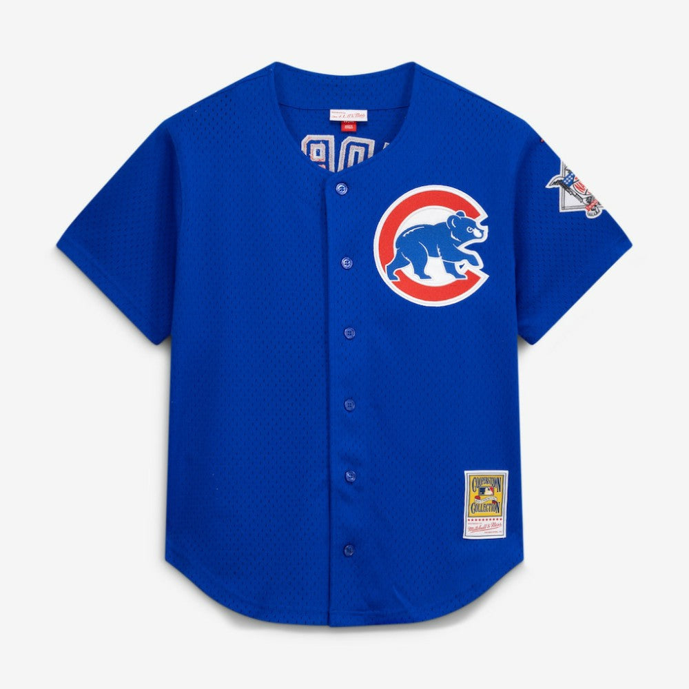 MLB Ryne Sandberg Chicago Cubs Mitchell & Ness Cooperstown Collection 1997 Mesh Batting Practice Button-Up Jersey