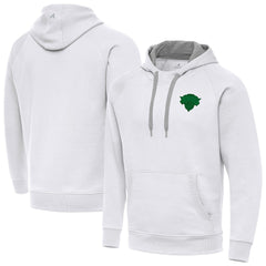 NBA New York Knicks Antigua St. Patrick's Day Victory Raglan Pullover Hoodie
