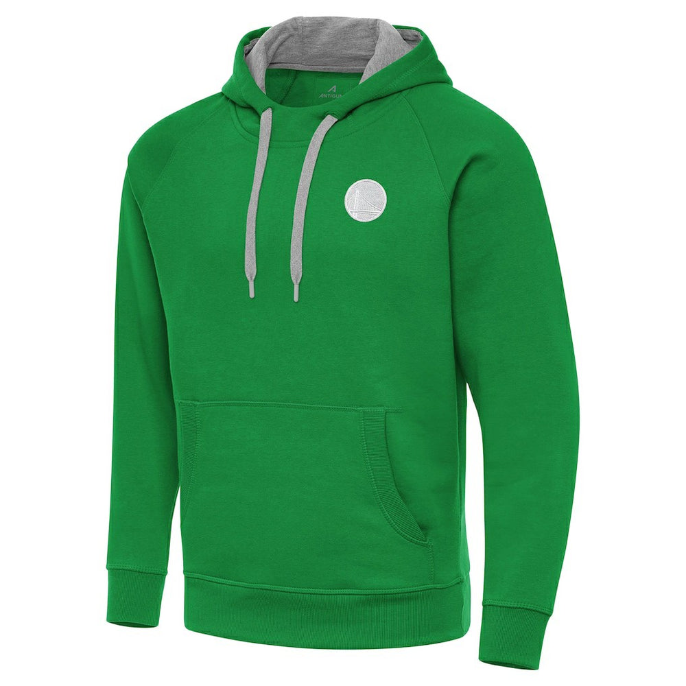 NBA Golden State Warriors Antigua St. Patrick's Day Victory Raglan Pullover Hoodie sale