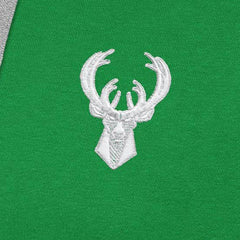 NBA Milwaukee Bucks Antigua St. Patrick's Day Victory Raglan Pullover Hoodie
