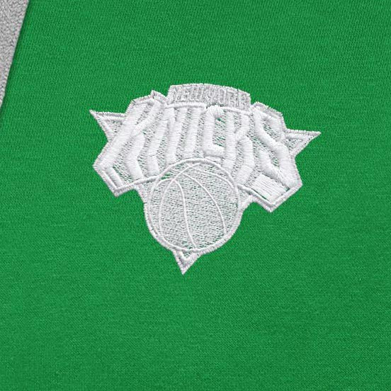 NBA New York Knicks Antigua St. Patrick's Day Victory Raglan Pullover Hoodie