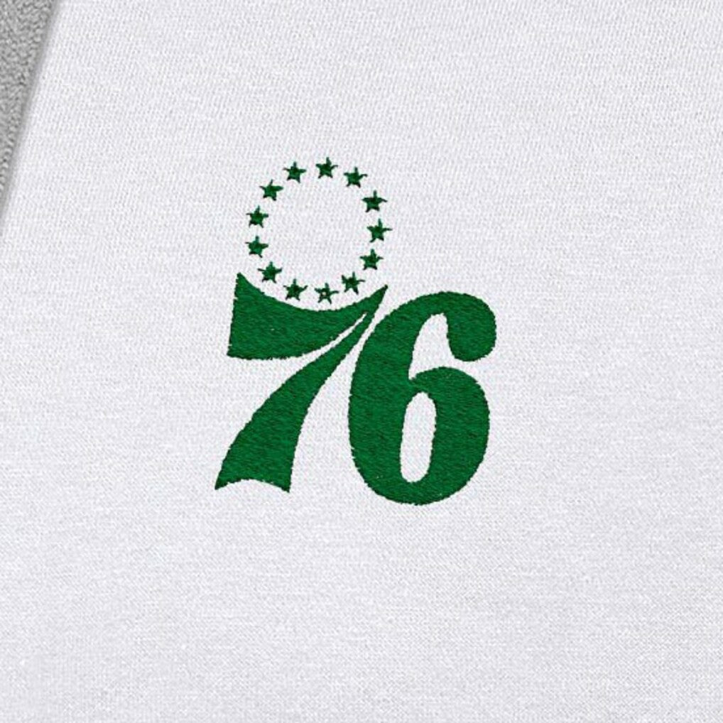 NBA Philadelphia 76ers Antigua St. Patrick's Day Victory Raglan Pullover Hoodie