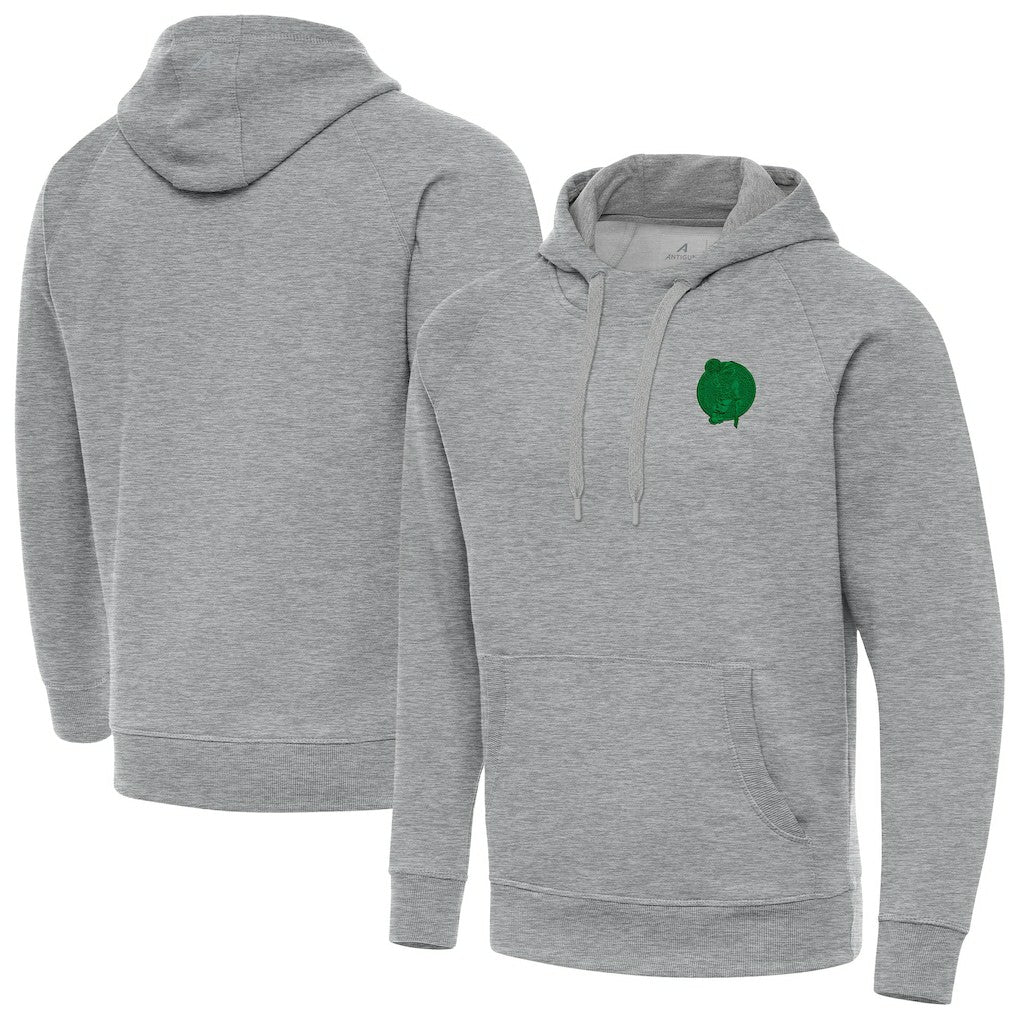 NBA Boston Celtics Antigua St. Patrick's Day Victory Raglan Pullover Hoodie
