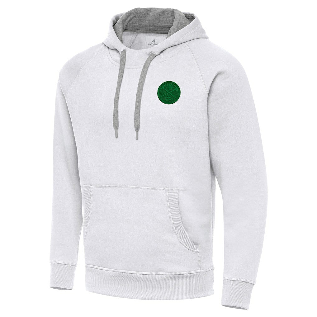 NBA Denver Nuggets Antigua St. Patrick's Day Victory Raglan Pullover Hoodie sale