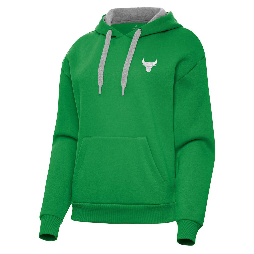 NBA Chicago Bulls Antigua Women's St. Patrick's Day Victory Pullover Hoodie sale