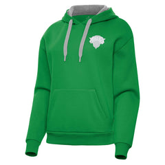 NBA New York Knicks Antigua Women's St. Patrick's Day Victory Pullover Hoodie