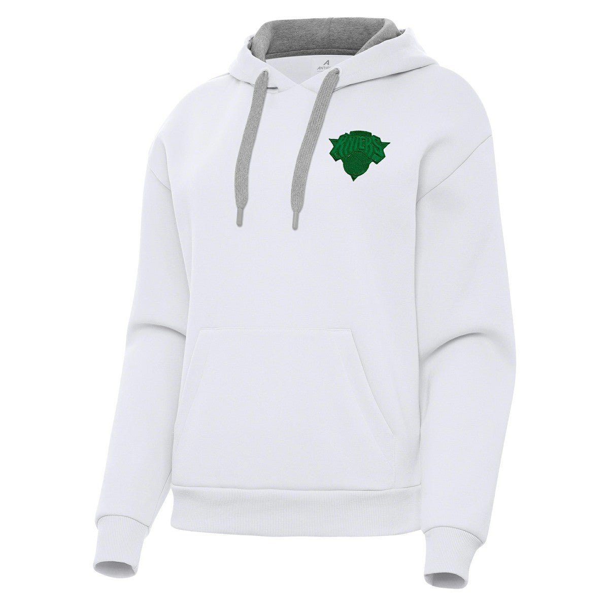 NBA New York Knicks Antigua Women's St. Patrick's Day Victory Pullover Hoodie