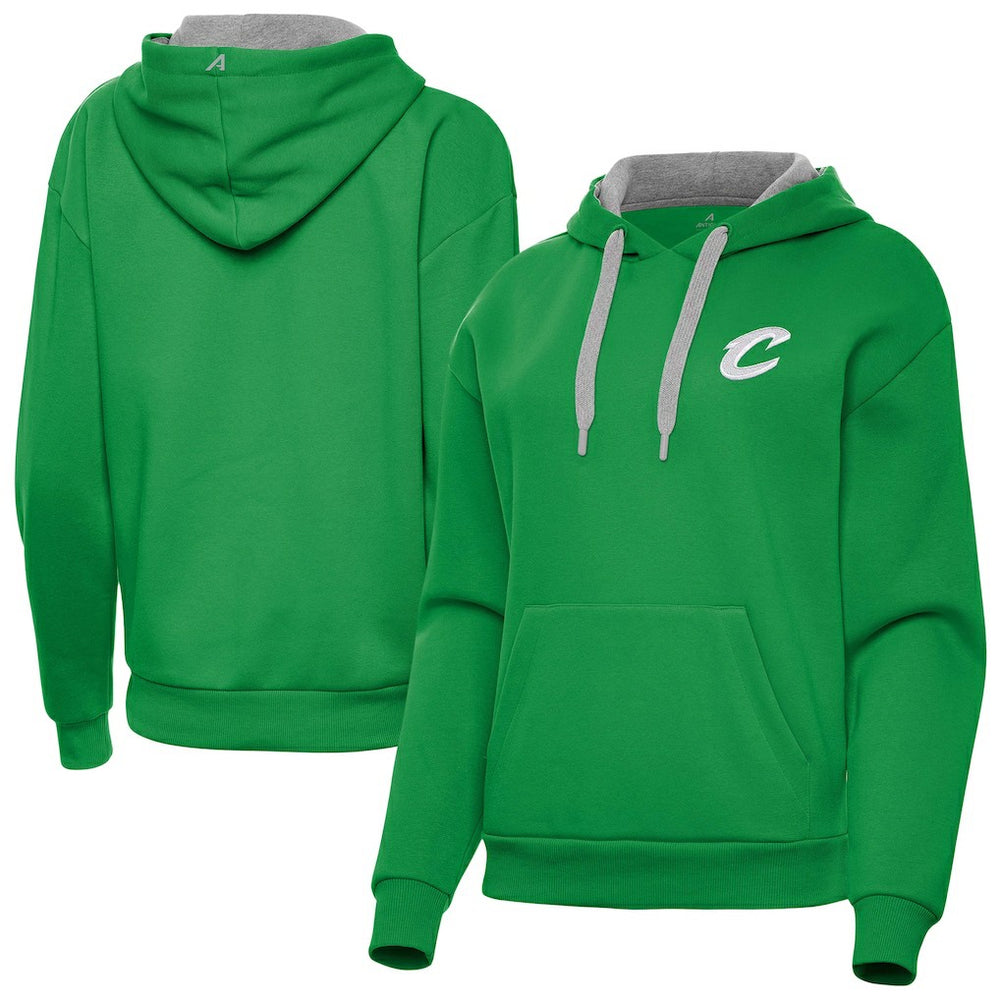 NBA Cleveland Cavaliers Antigua Women's St. Patrick's Day Victory Pullover Hoodie sale