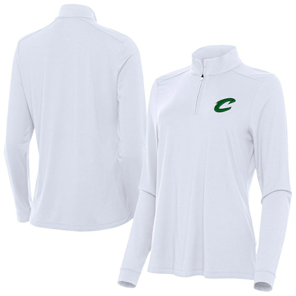 NBA Cleveland Cavaliers Antigua Women's St. Patrick's Day Intent Quarter-Zip Top sale