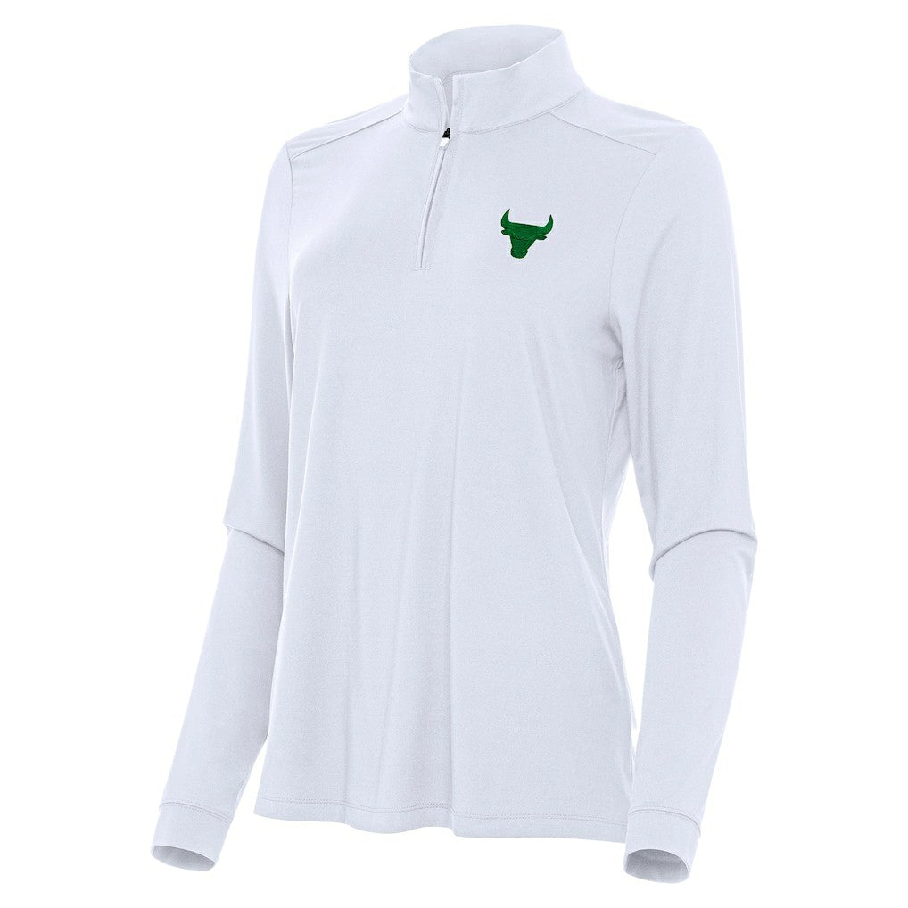NBA Chicago Bulls Antigua Women's St. Patrick's Day Intent Quarter-Zip Top sale
