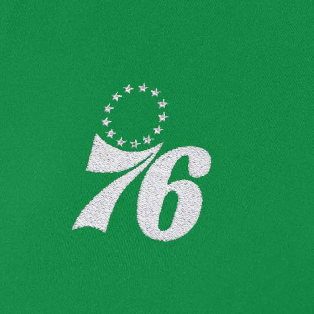 NBA Philadelphia 76ers Antigua Women's St. Patrick's Day Intent Quarter-Zip Top