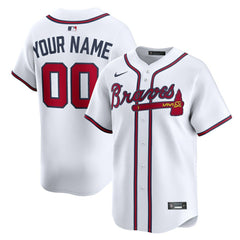 MLB Atlanta Braves Nike Home Limited Custom Jersey