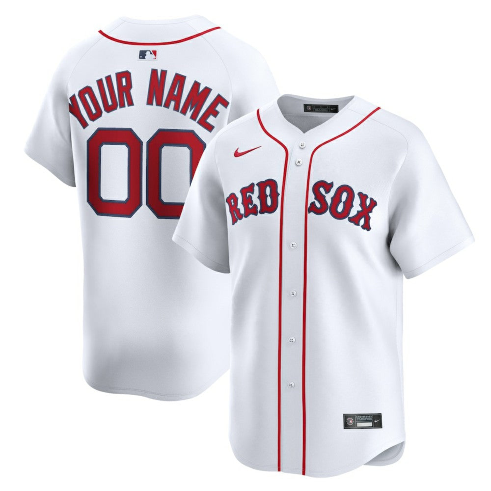 MLB Boston Red Sox Nike Home Limited Custom Jersey