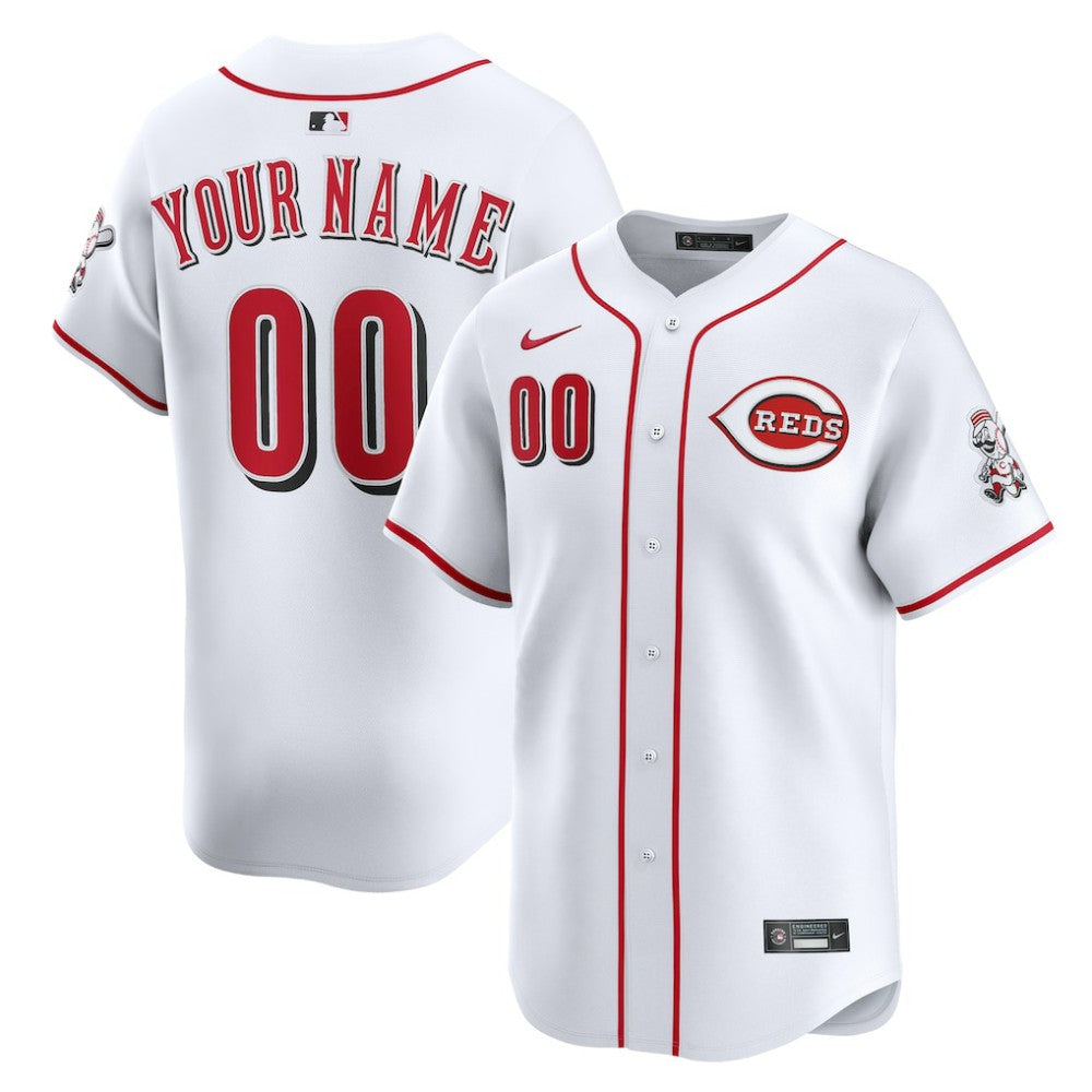 MLB Cincinnati Reds Nike Home Limited Custom Jersey