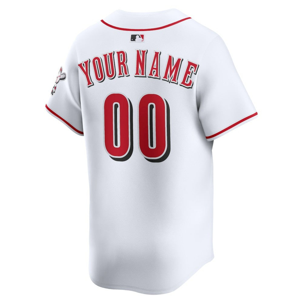 MLB Cincinnati Reds Nike Home Limited Custom Jersey