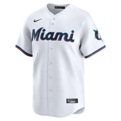 MLB Miami Marlins Nike Home Limited Custom Jersey