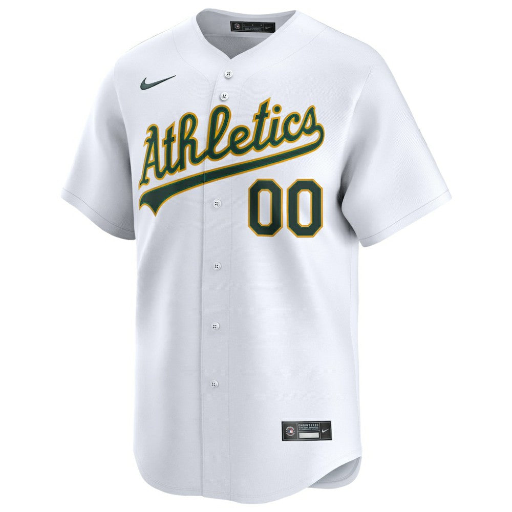 MLB Athletics Nike Home Limited Custom Jersey