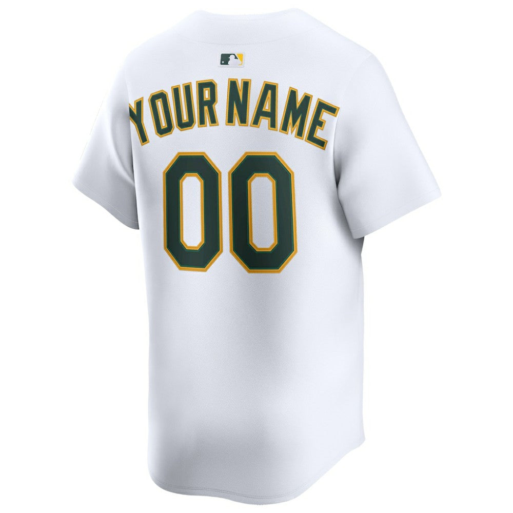 MLB Athletics Nike Home Limited Custom Jersey