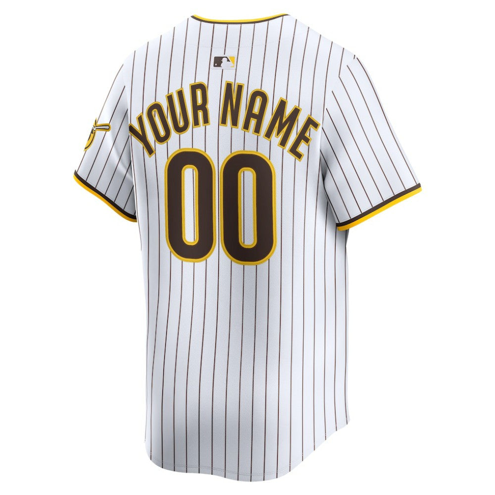 MLB San Diego Padres Nike Home Limited Custom Jersey