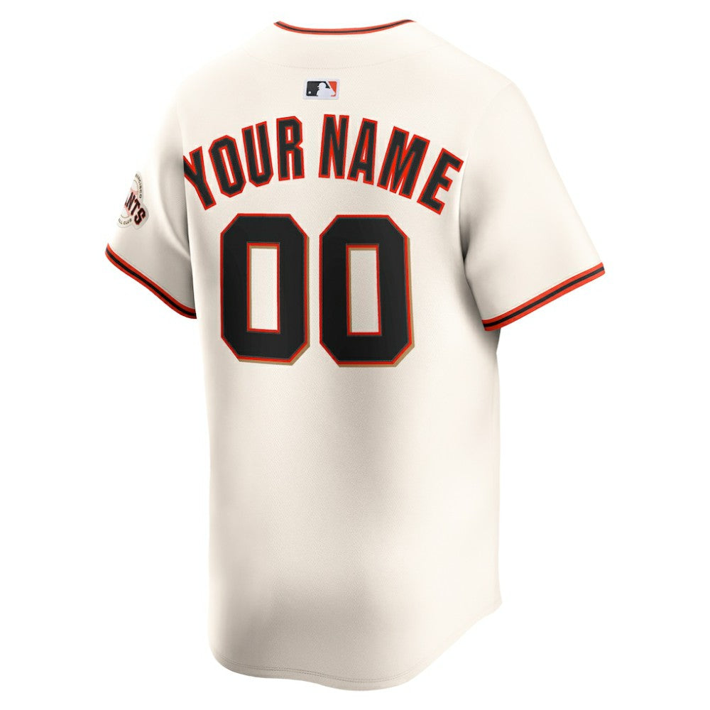 MLB San Francisco Giants Nike Home Limited Custom Jersey