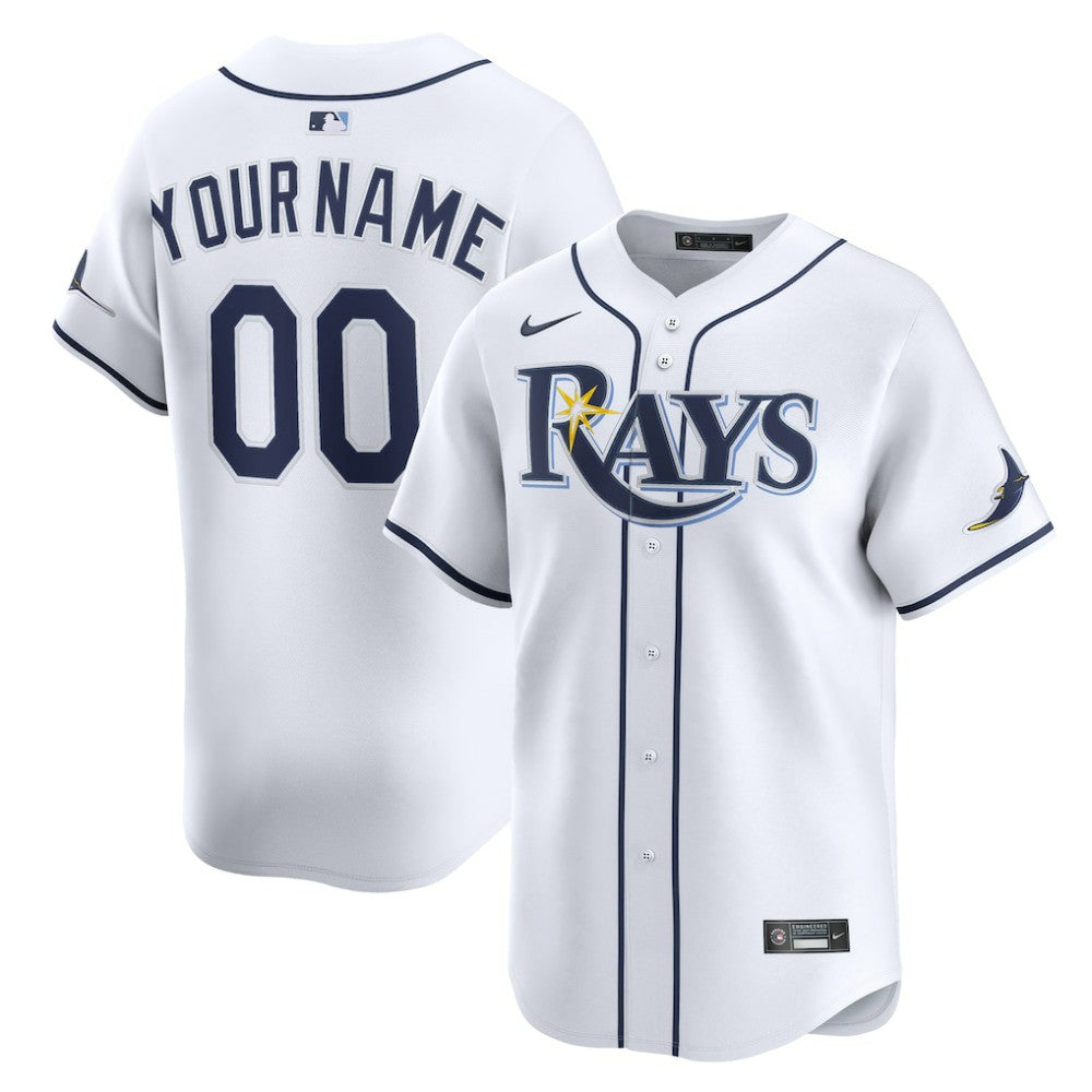 MLB Tampa Bay Rays Nike Home Limited Custom Jersey