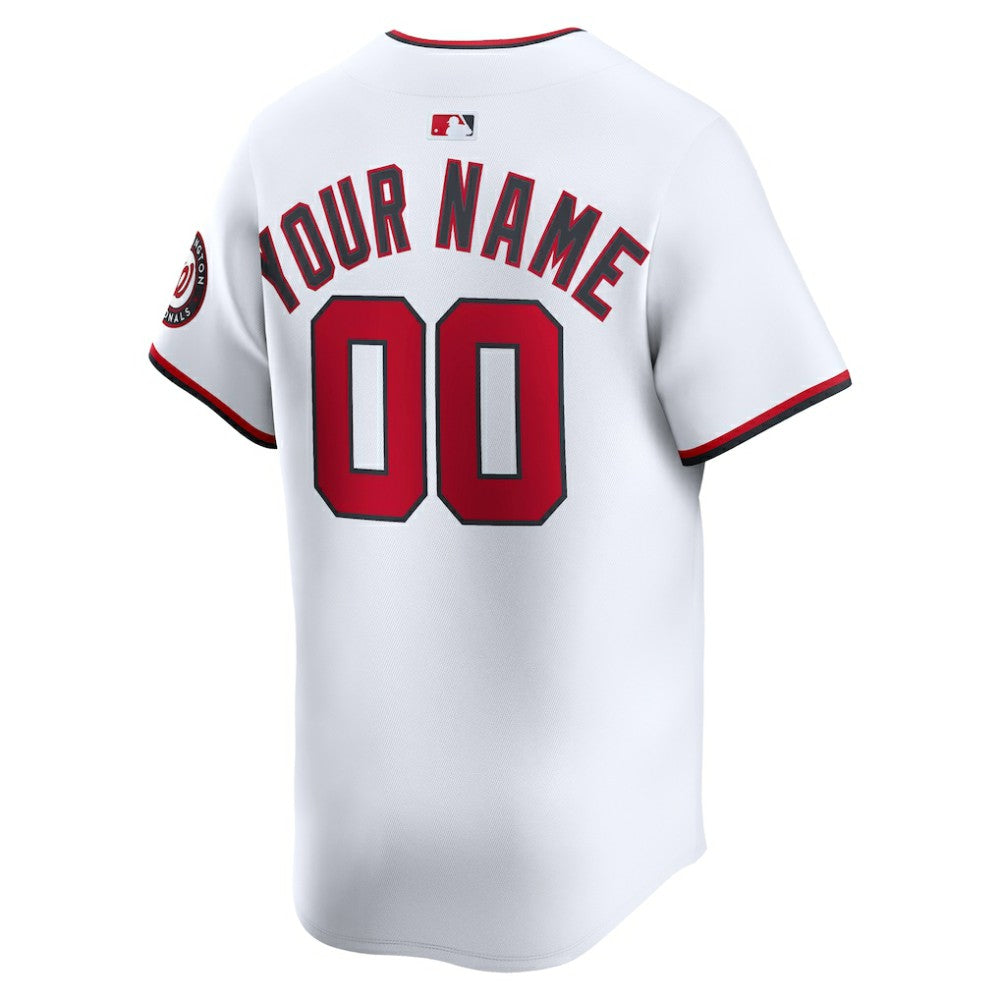 MLB Washington Nationals Nike Home Limited Custom Jersey