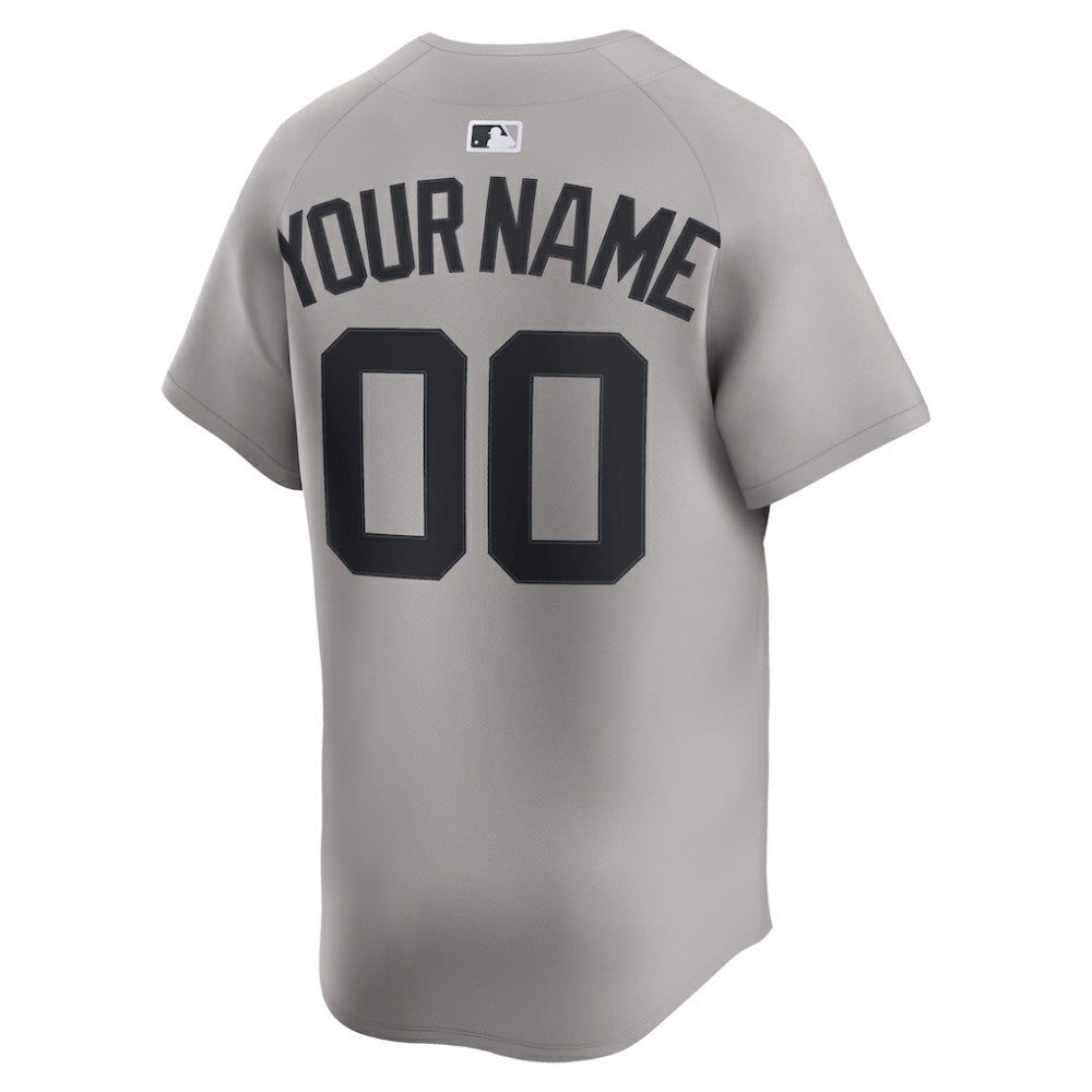 MLB New York Yankees Nike Away Limited Custom Jersey