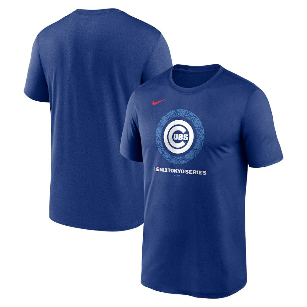 MLB Chicago Cubs Nike 2025 MLB World Tour: Tokyo Series Legend Logo Performance T-Shirt