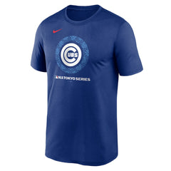 MLB Chicago Cubs Nike 2025 MLB World Tour: Tokyo Series Legend Logo Performance T-Shirt
