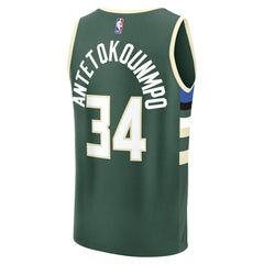 NBA Giannis Antetokounmpo Milwaukee Bucks Fast Break Replica Player Jersey