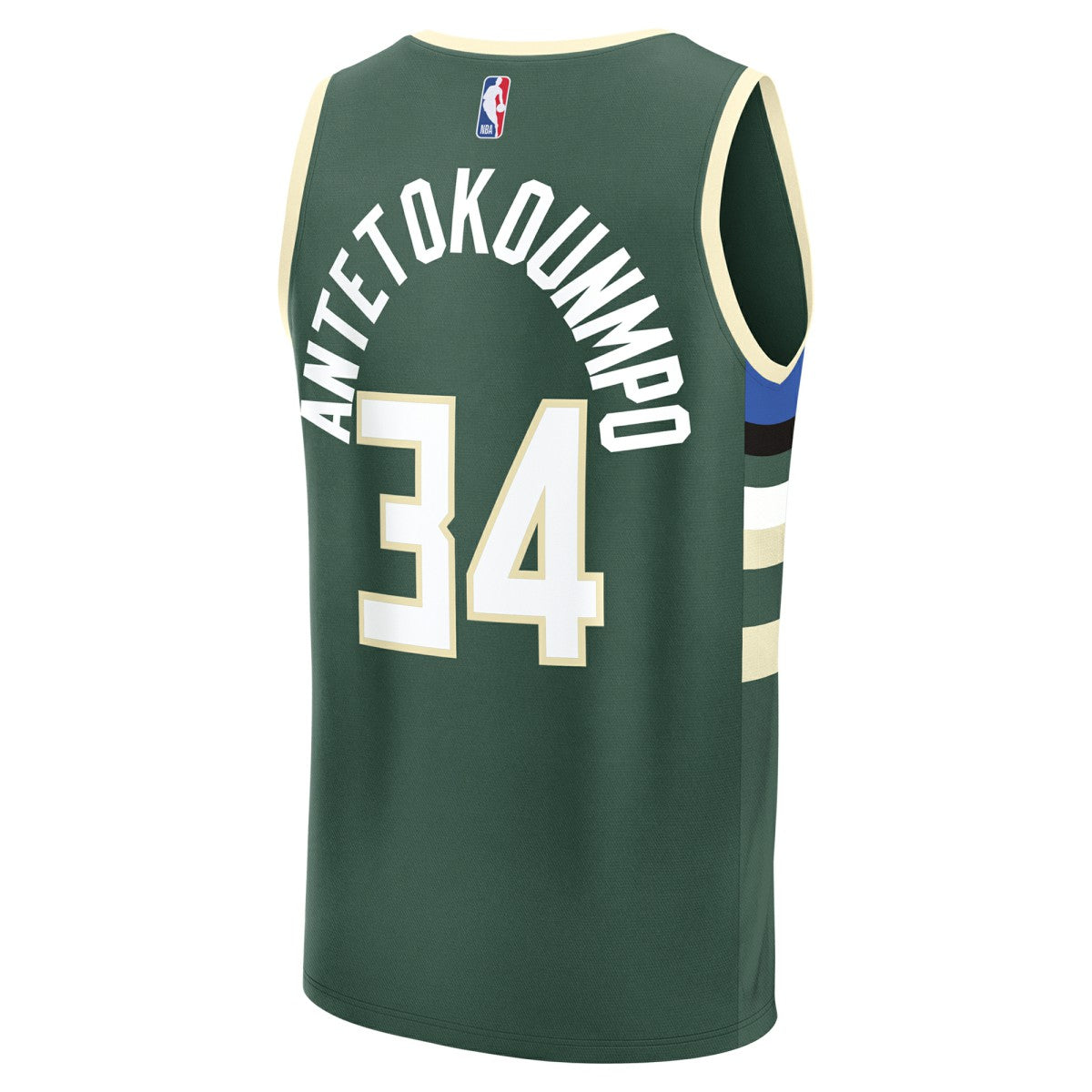 NBA Giannis Antetokounmpo Milwaukee Bucks Youth Fast Break Replica Player Jersey