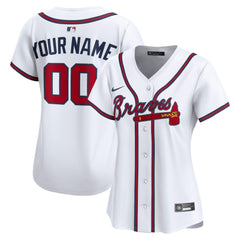 MLB Atlanta Braves Nike Women's Home Limited Custom Jersey