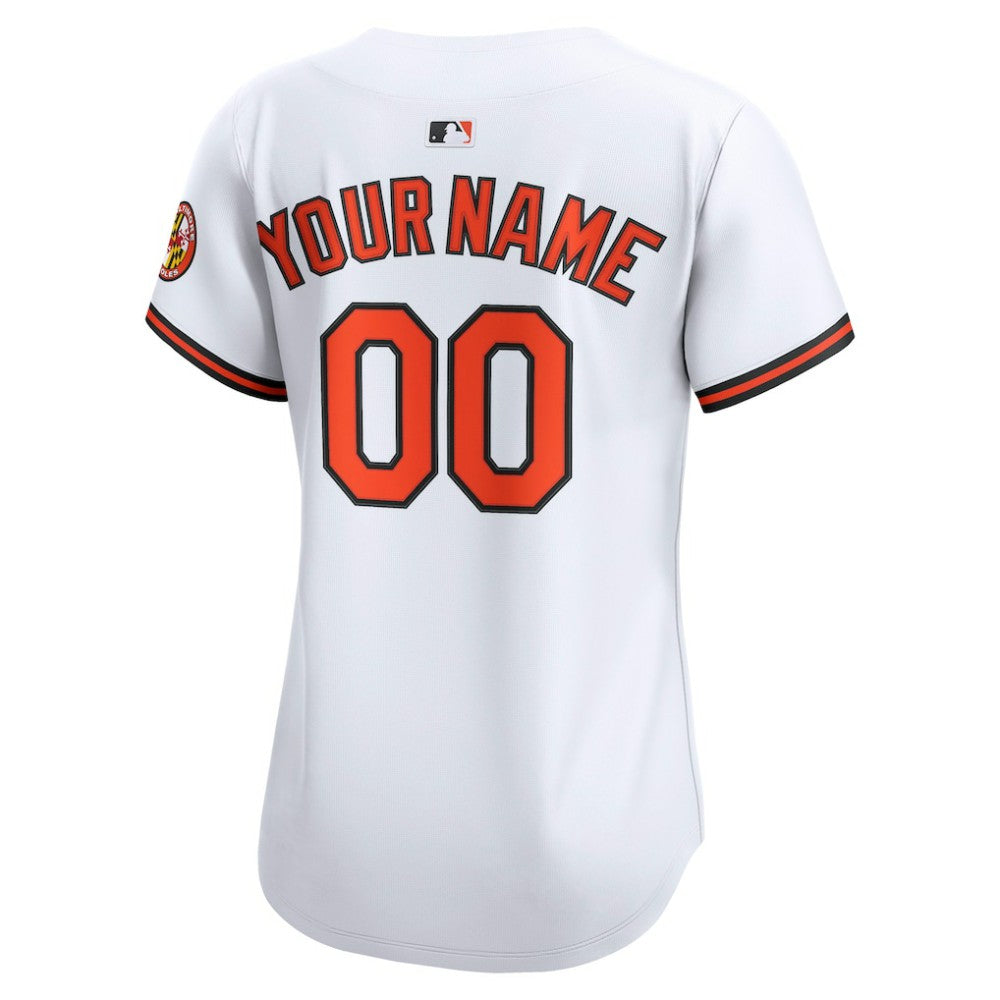 MLB Baltimore Orioles Nike Women's Home Limited Custom Jersey