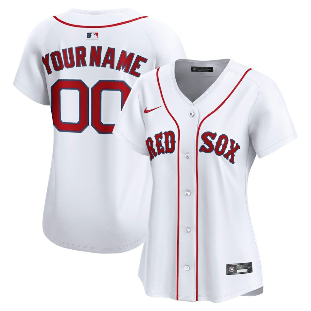 MLB Boston Red Sox Nike Women's Home Limited Custom Jersey