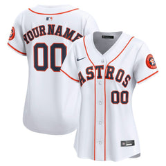 MLB Houston Astros Nike Women's Home Limited Custom Jersey