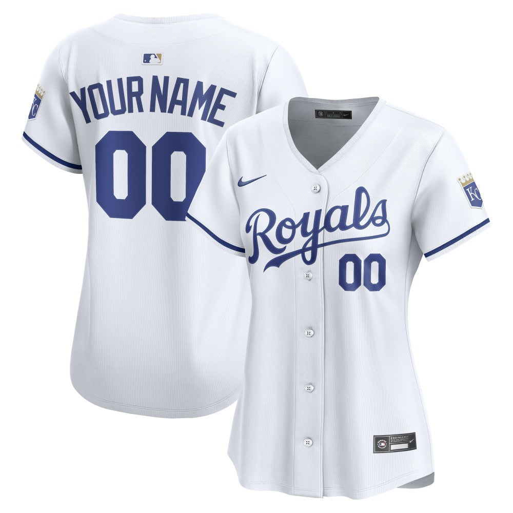 MLB Kansas City Royals Nike Women's Home Limited Custom Jersey