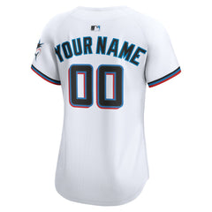 MLB Miami Marlins Nike Women's Home Limited Custom Jersey