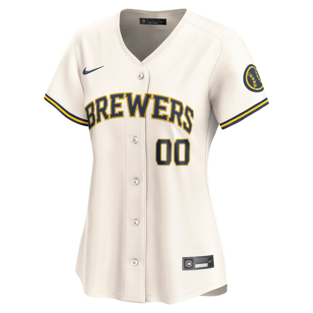MLB Milwaukee Brewers Nike Women's Home Limited Custom Jersey