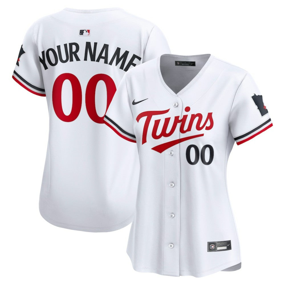 MLB Minnesota Twins Nike Women's Home Limited Custom Jersey